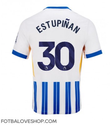 Brighton Pervis Estupinan #30 Domácí Dres 2024-25 Krátký Rukáv
